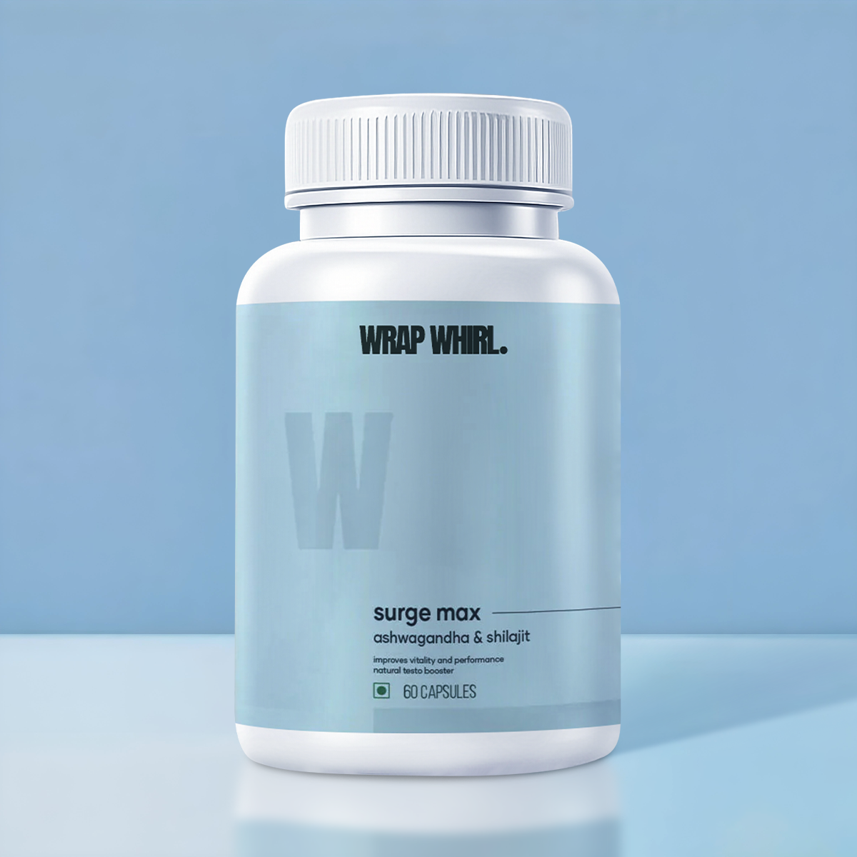 Wrap Whirl by GHC Natural Ashwagandha Caps: Powered with Shilajit & Safed Musli