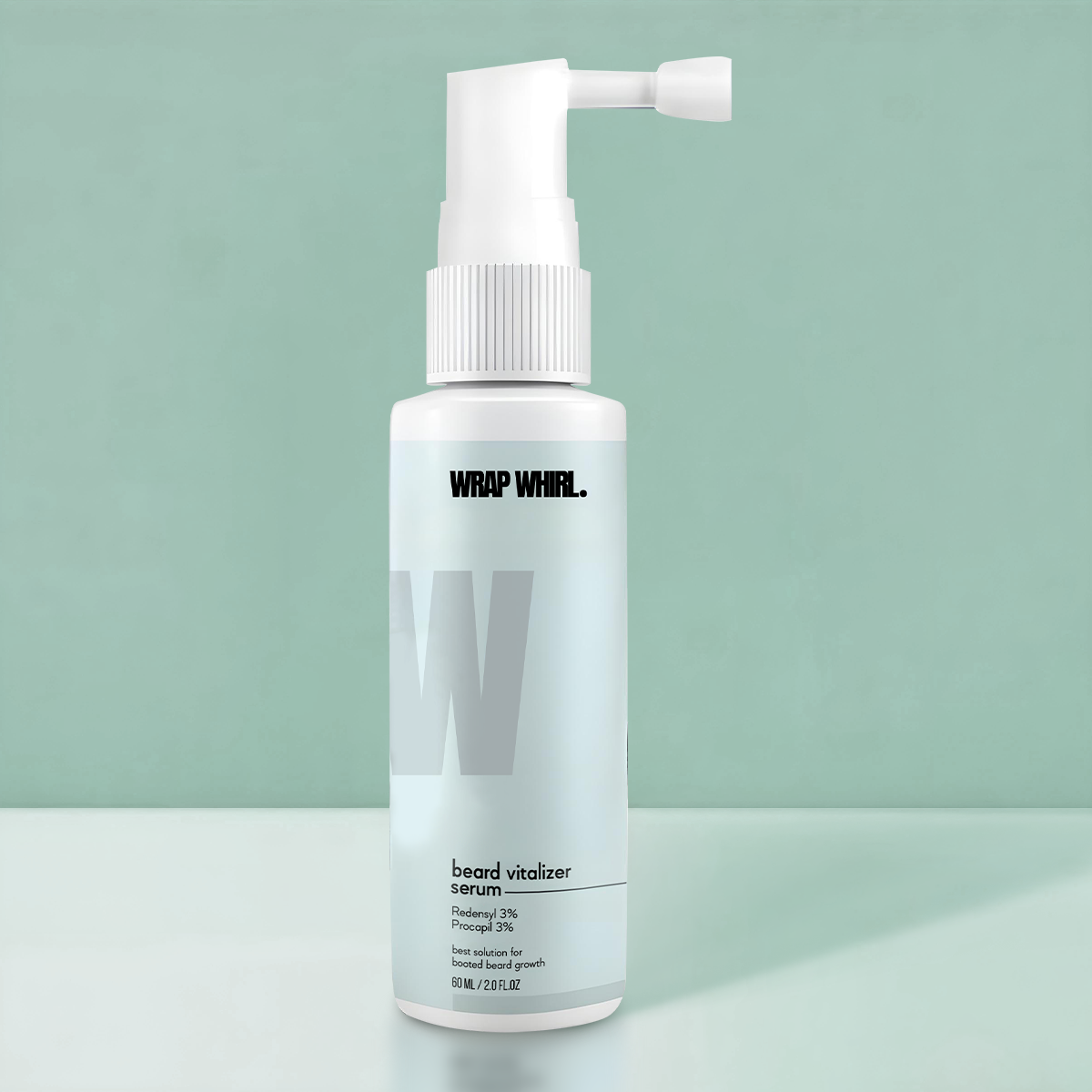 Wrap Whirl by GHCBeard Growth Serum with 3% Redensyl - (60 ml)