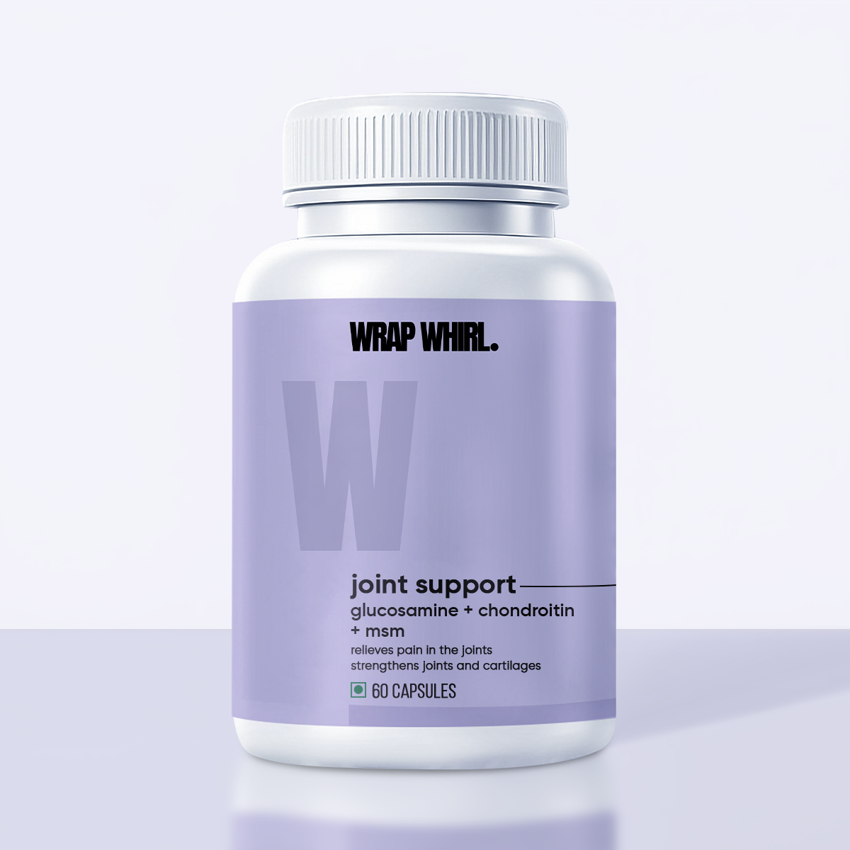 Wrap Whirl by GHCJoint Support With Glucosamine Chondroitin and MSM Supplement 1200mg - (60 N)