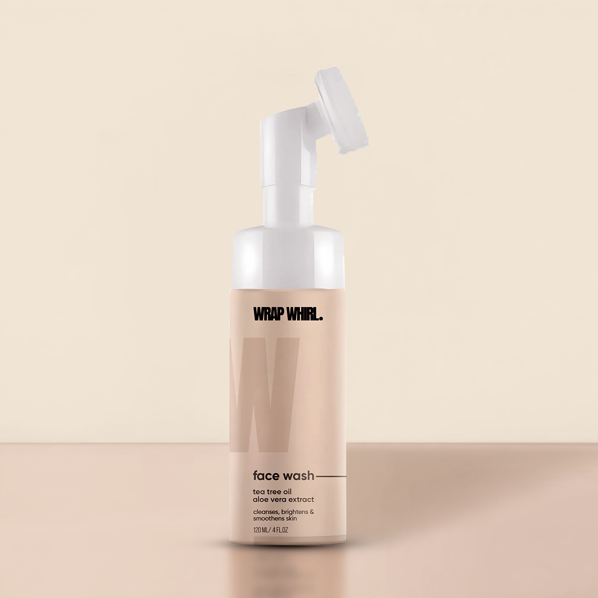 Wrap Whirl by GHCFoaming Face Wash with Exfoliating Brush