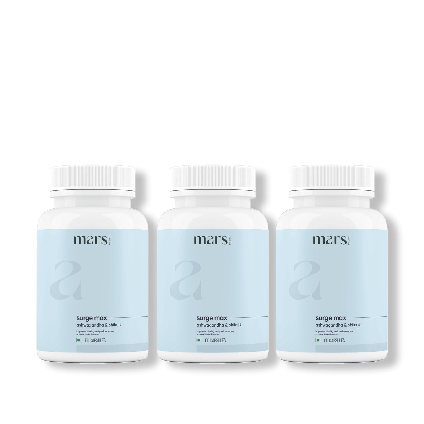 Mars Surge Max: Powered With Ashwagandha, Shilajit & Safed Musli