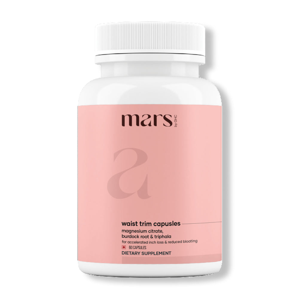 Mars Waist Trim Capsules : Powered With Magnesium Citrate, Bentonite Clay & Triphala