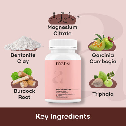 Mars TrimActive Max: Powered With Magnesium Citrate, Bentonite Clay & Triphala