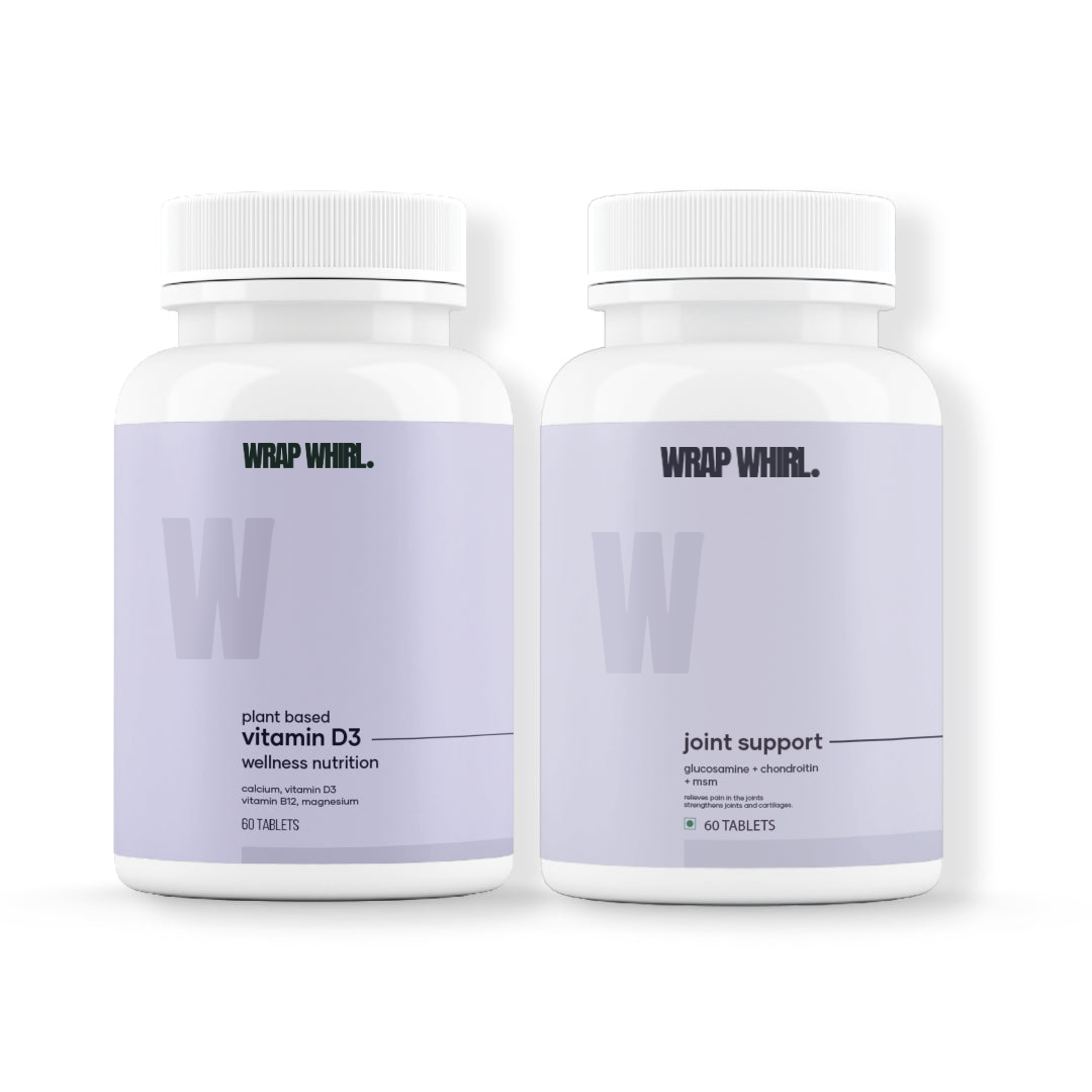 Joint Pain Relief Combo - Powered with Glucosamine, MSM, Vitamin D3 Formula