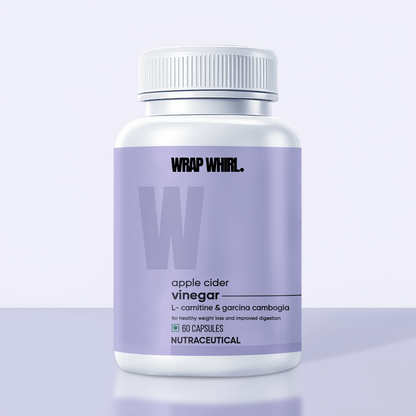 Wrap Whirl Apple Cider Vinegar Caps: Powered with L-Carnitine, Garcinia Cambogia