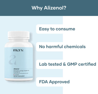 Cognitive Power & Muscle Strength – Powered By Alizenol (60N)