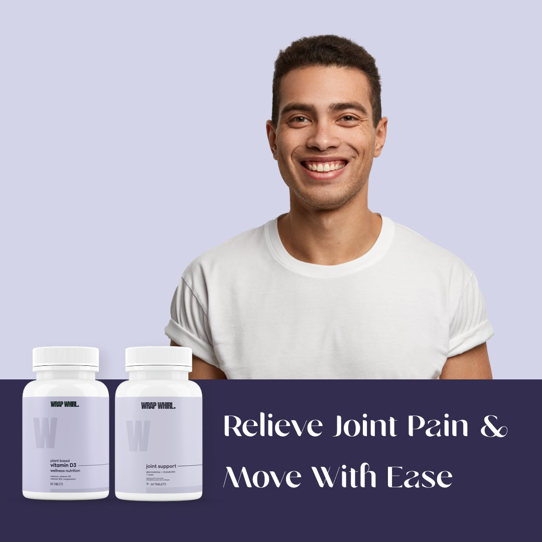 Joint Pain Relief Combo - Powered with Glucosamine, MSM, Vitamin D3 Formula