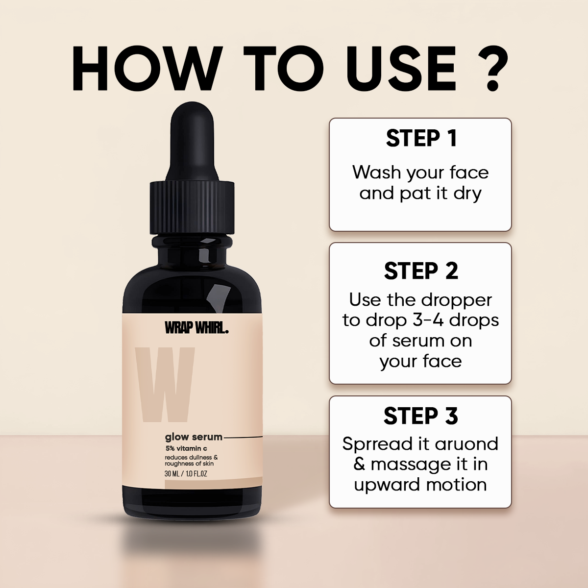 Vitamin C Face Serum with Niacinamide (1 month pack)