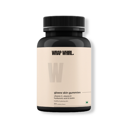 Wrap Whirl Vitamin C Gloww Gummies: Powered with Hyaluronic Acid