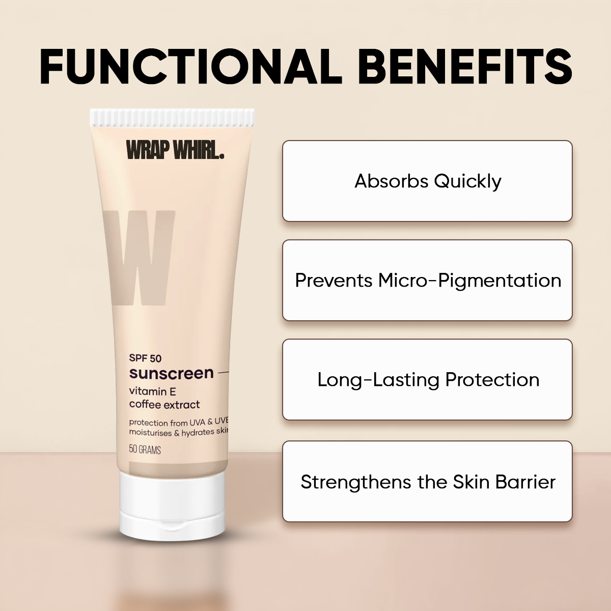 SPF 50 Anti-Pollution Sunscreen With Vitamin E