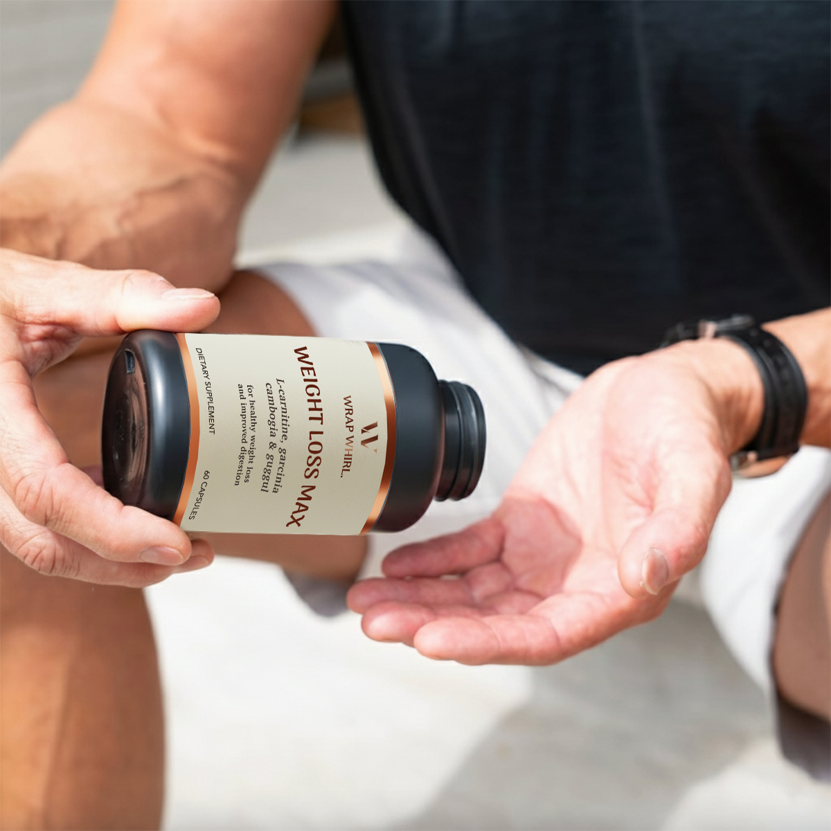 Wrap Whirl l Weight Loss Max: Powered with L-Carnitine, Garcinia Cambogia & Guggul