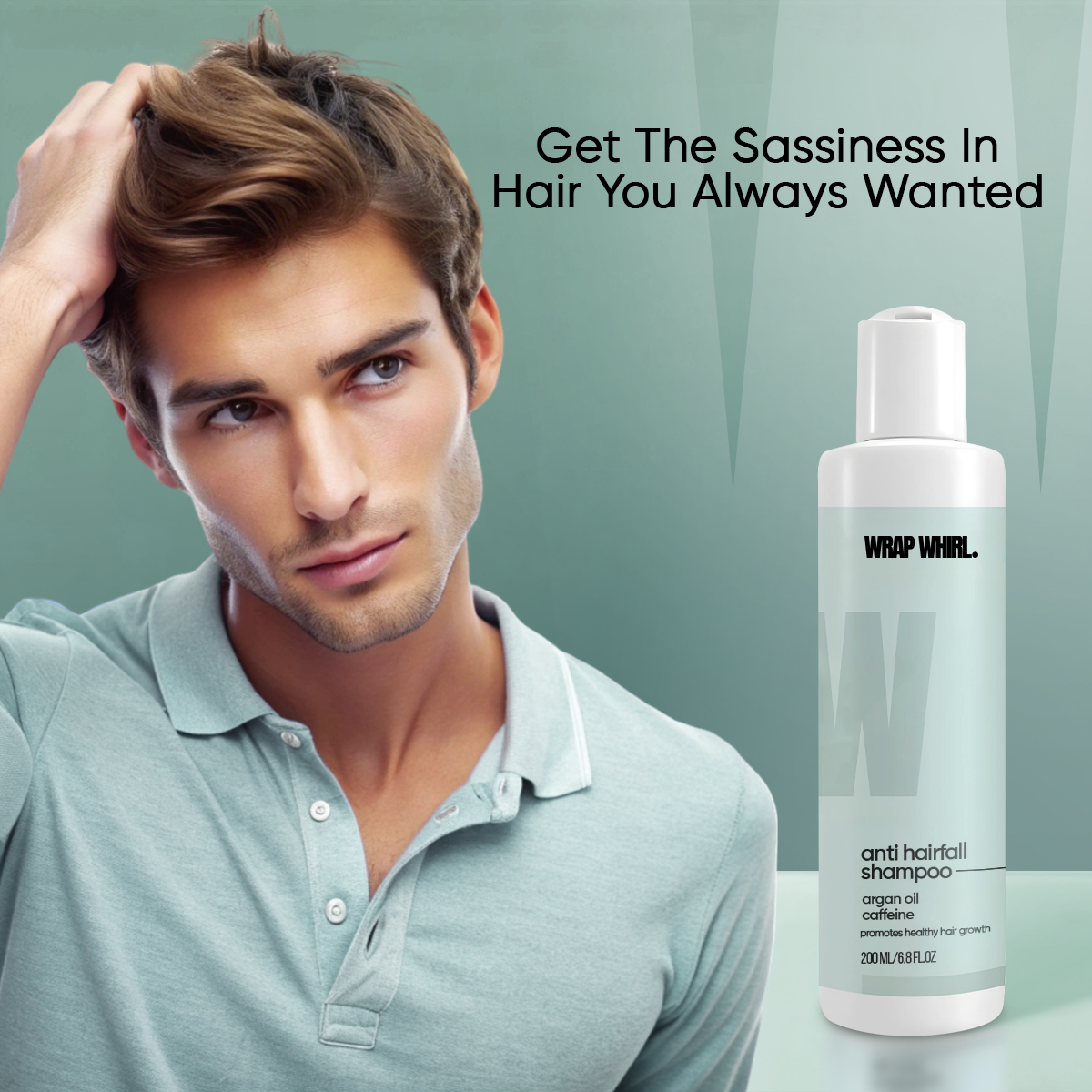 Anti Hairfall Shampoo for Men | SLS Free | Paraben Free - (200 ml)