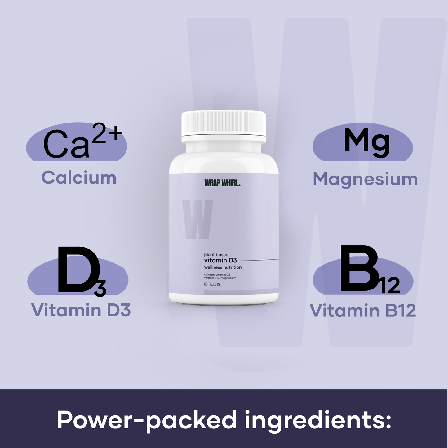 Vitamin D3 400 IU + Calcium 1000mg - (60 N)