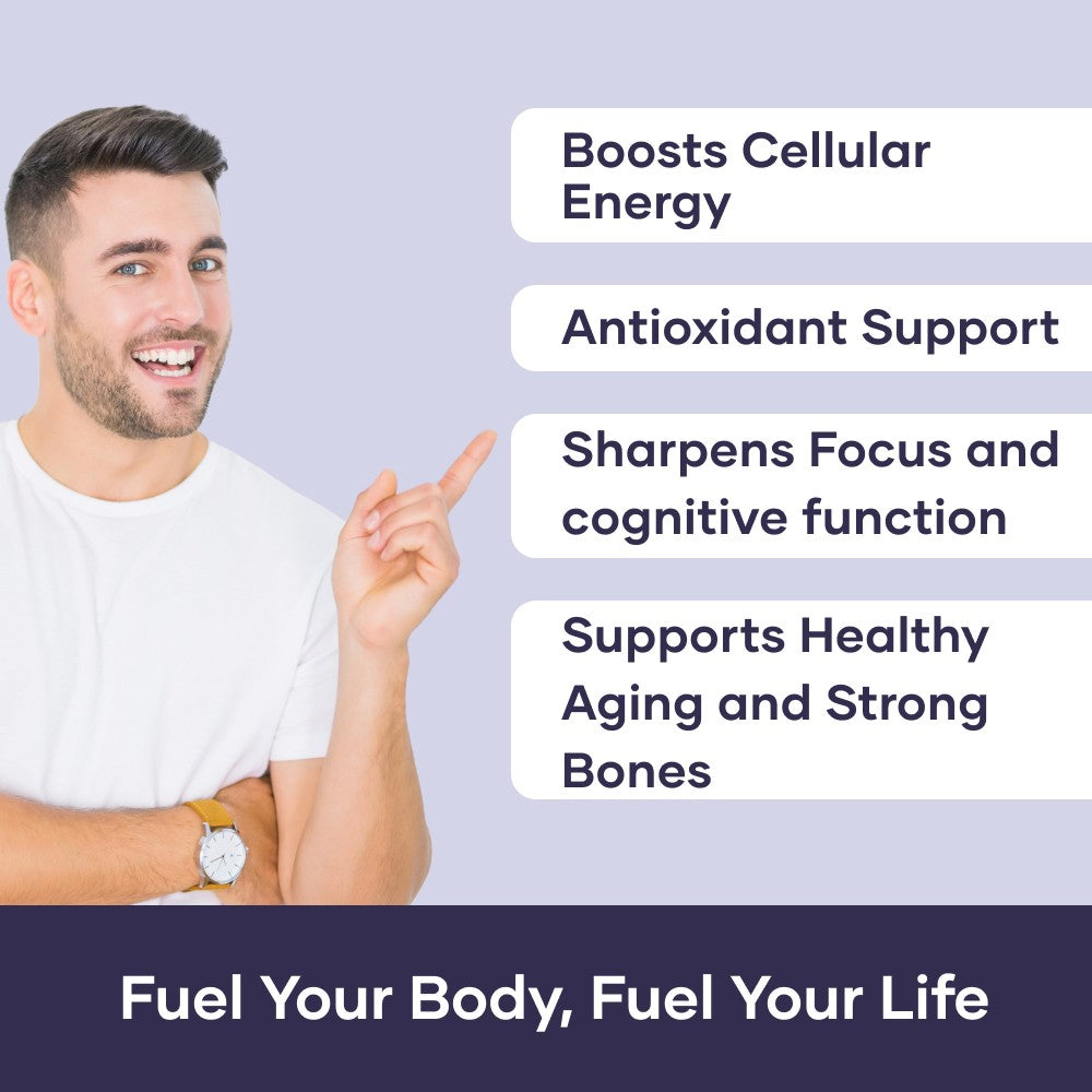 Mars NAD+ Capsules with NR & Vitamin B3 – Cellular Energy, Brain Health & Resilience Support (60N)