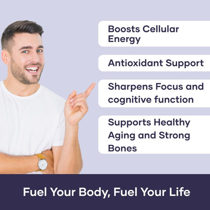 Mars NAD+ Capsules with NR & Vitamin B3 – Cellular Energy, Brain Health & Resilience Support (60N)