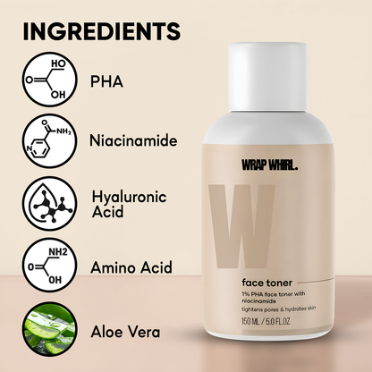 Face Toner with PHA & Hyaluronic Acid