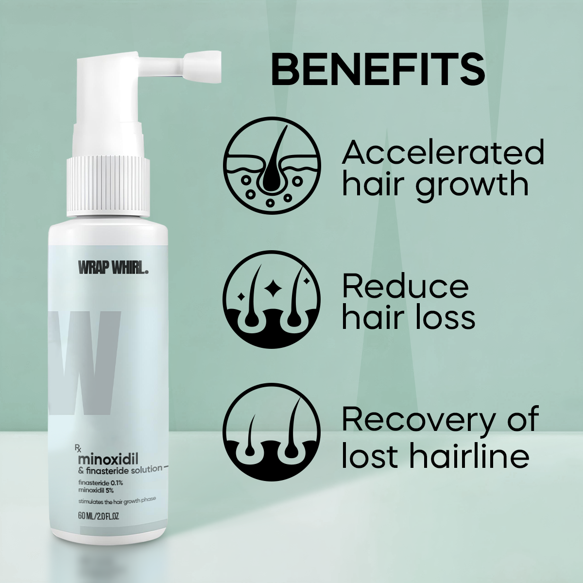 Minoxidil Fin. Topical Solution for Hair Growth