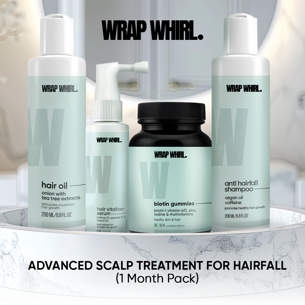 Advanced Scalp Treatment for Hairfall (1 Month Pack)