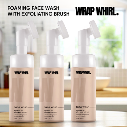 Foaming Face Wash with Exfoliating Brush