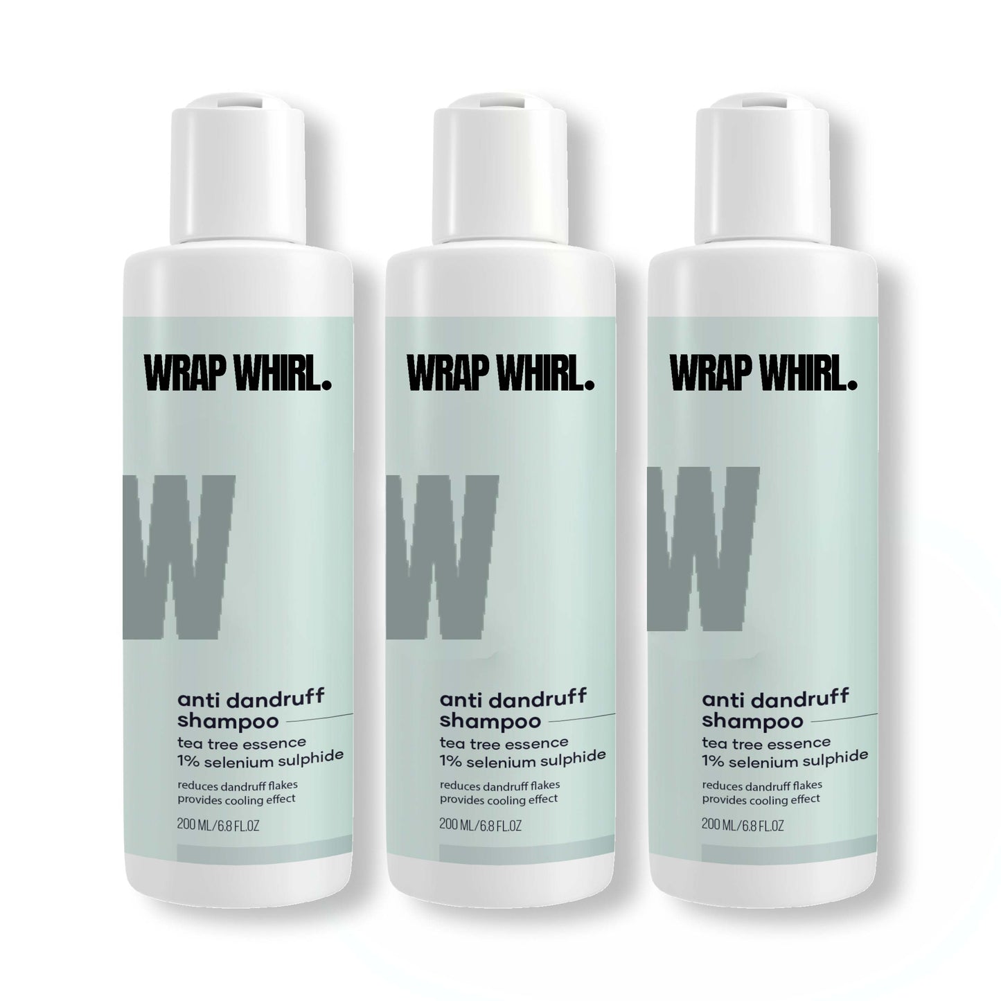 Wrap Whirl Anti-Dandruff Shampoo With Aloe Vera & Menthol