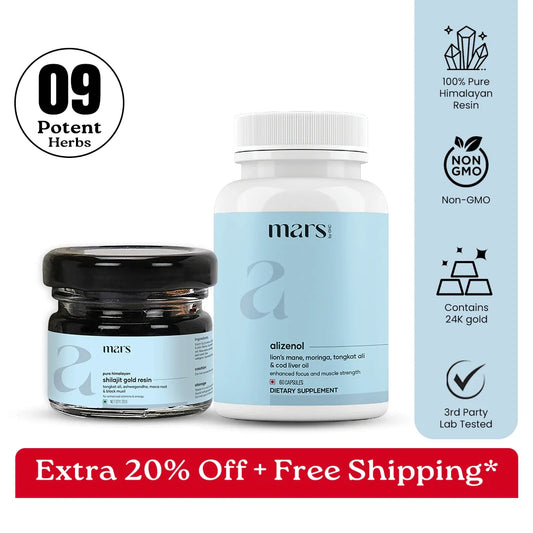 Wrap Whirl Power & Strength Combo - Powered with Shilajit Gold, Ashwagandha, Lionsmane and Moringa