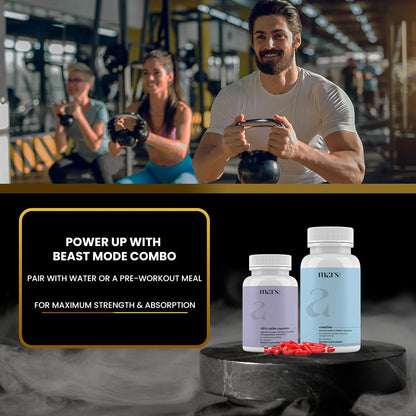Wrap Whirl Beast Mode Combo: Powered by Nitric Oxide & Creatine Capsules