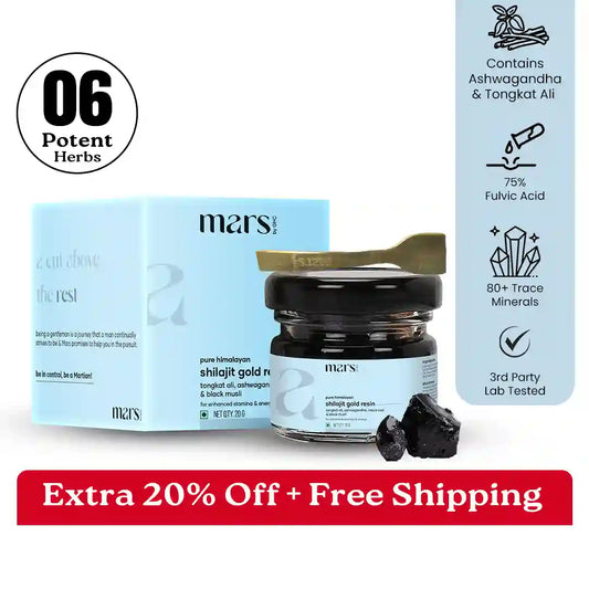 Wrap Whirl Pure Himalayan Shilajit Gold Resin: Powered with Ashwagandha, Maca Root & Black Musli