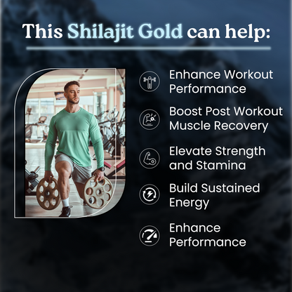 Mars Pure Himalayan Shilajit Gold Resin: Powered with Ashwagandha, Maca Root & Black Musli
