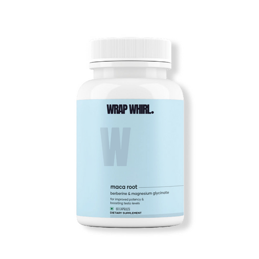 Wrap Whirl l Maca Root Caps (Ginseng): Powered With Magnesium & Berberine
