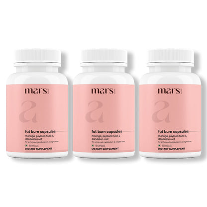 Mars BurnIt Capsules: Powered With Psyllium Husk, Moringa & Dandelion Root