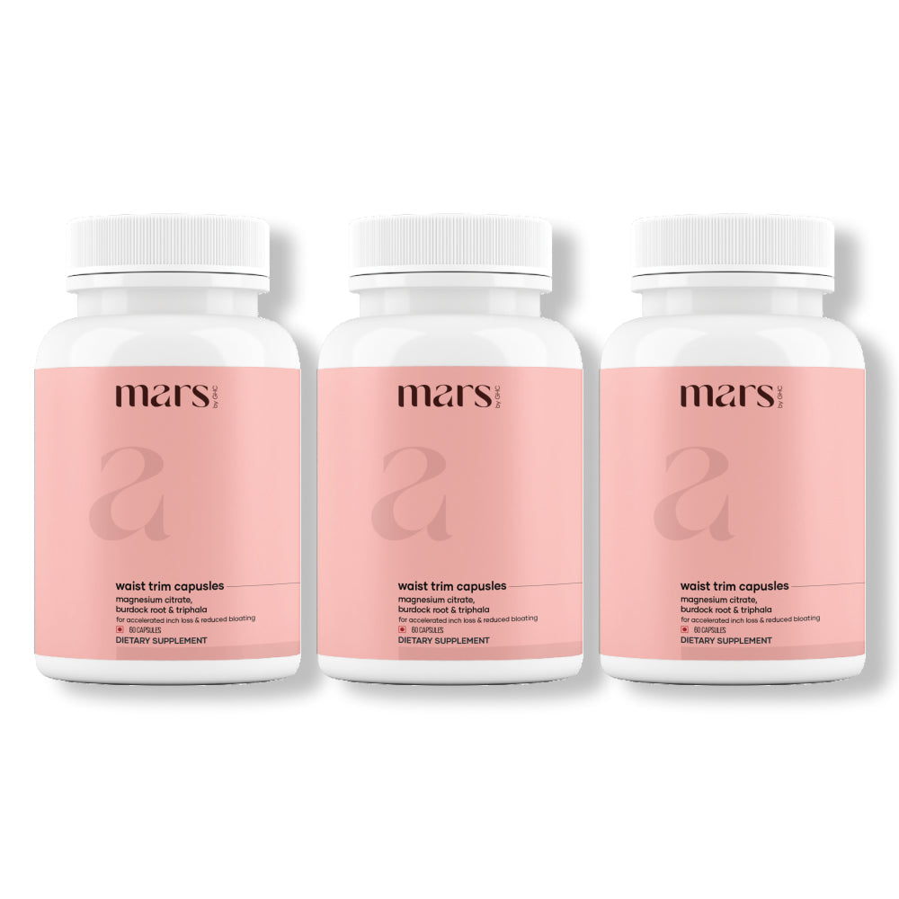 Mars Waist Trim Capsules : Powered With Magnesium Citrate, Bentonite Clay & Triphala