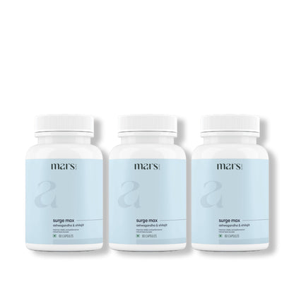 Mars Surge Max: Powered With Ashwagandha, Shilajit & Safed Musli