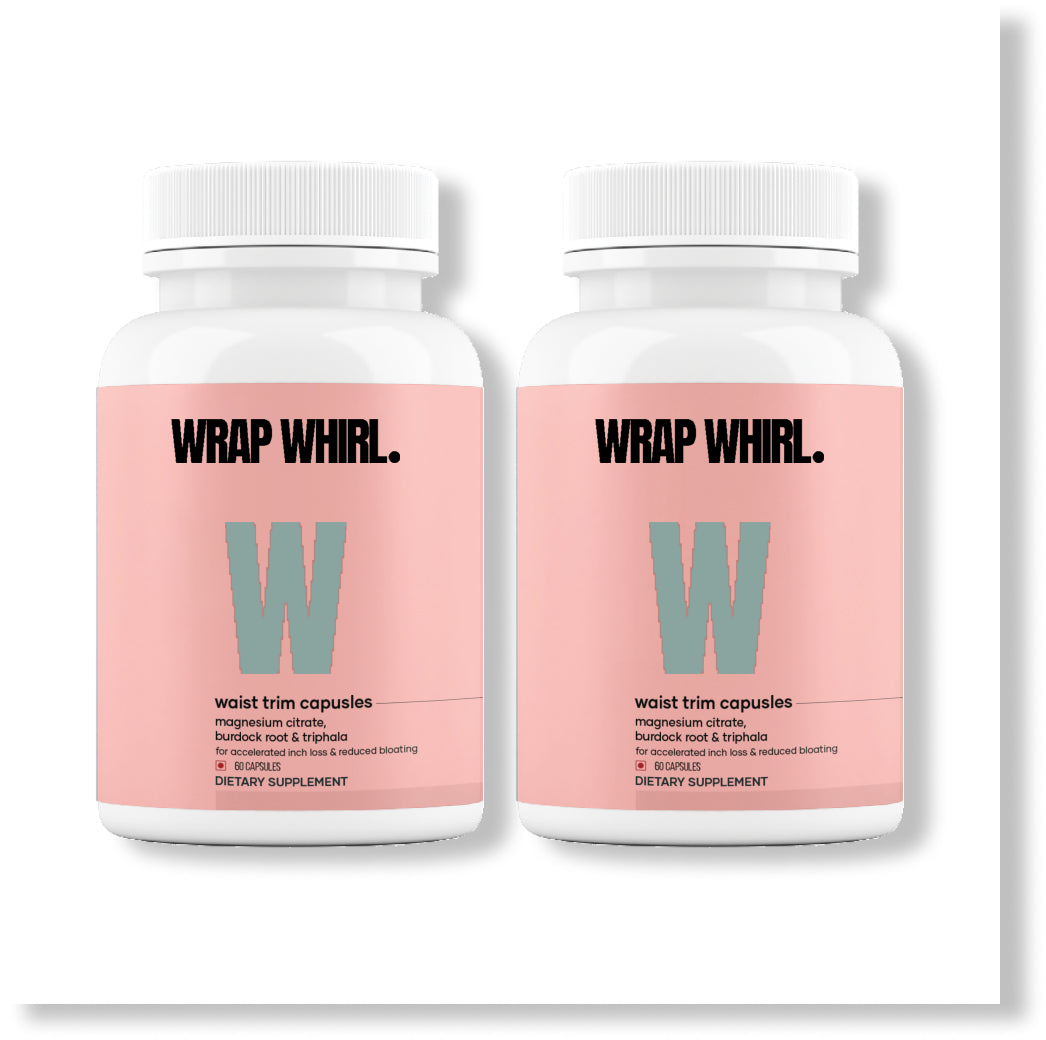 Wrap Whirl Waist Trim Capsules : Powered With Magnesium Citrate, Bentonite Clay & Triphala