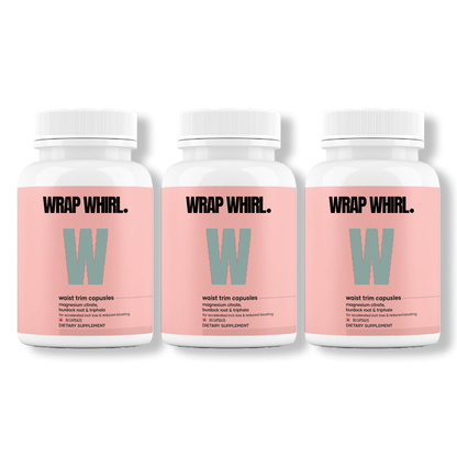 Wrap Whirl Waist Trim Capsules : Powered With Magnesium Citrate, Bentonite Clay & Triphala