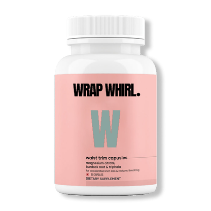 Wrap Whirl Waist Trim Capsules : Powered With Magnesium Citrate, Bentonite Clay & Triphala