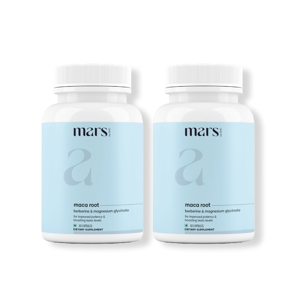 Mars Maca Root Caps (Ginseng): Powered With Magnesium & Berberine