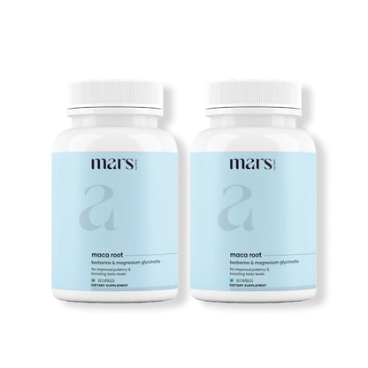 Mars Maca Root Caps (Ginseng): Powered With Magnesium & Berberine