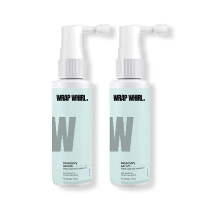 Wrap Whirl Rosemary Hair Growth Serum : Powered With Black Seed Oil, Castor Oil & Redensyl